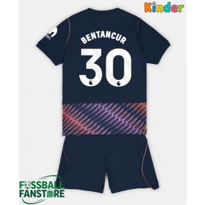 Tottenham Hotspur Rodrigo Bentancur #30 Replik Auswärtstrikot Kinder 2026-27 Kurzarm (+ Kurze Hosen)